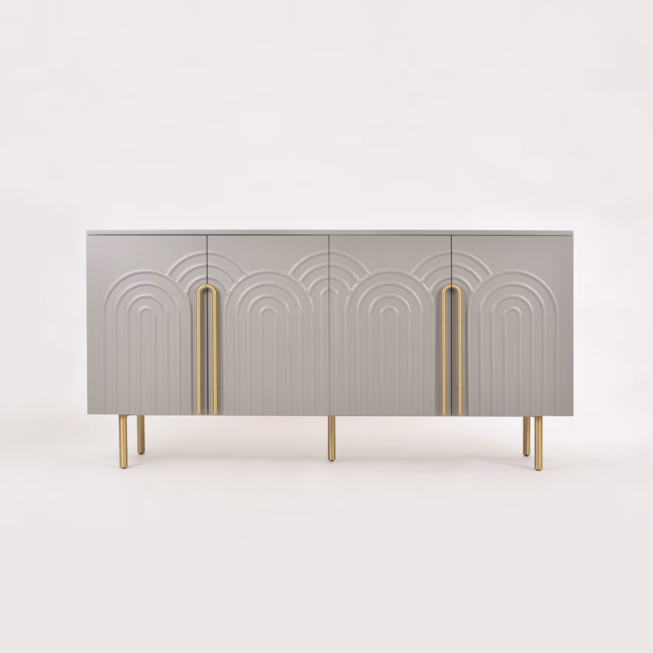 Helehall kummut kuldsete jalgadega Livin Hill Stilig ST310, 180 cm - 3