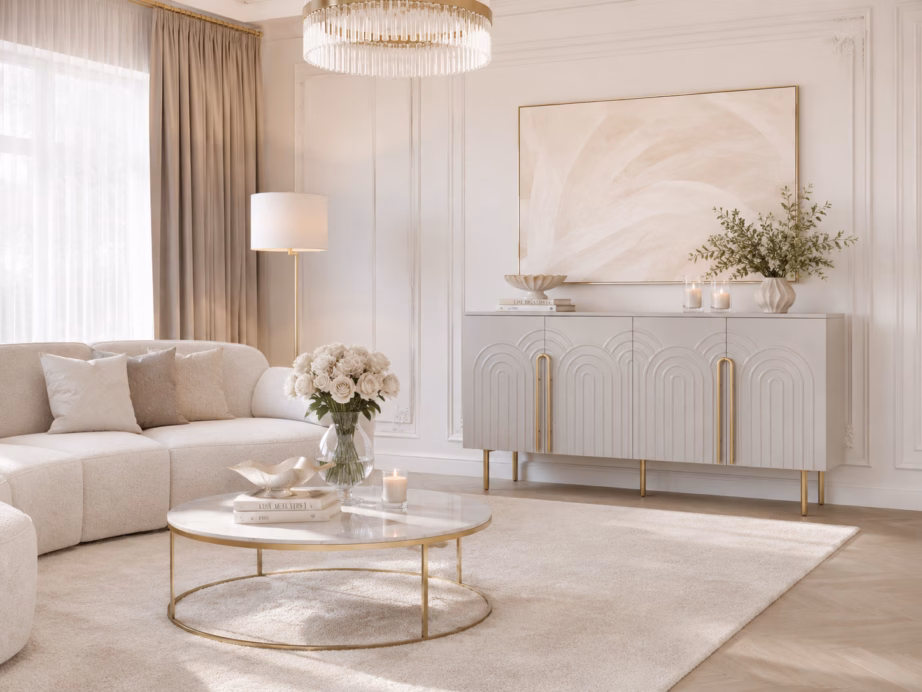 Helehall kummut kuldsete jalgadega Livin Hill Stilig ST310, 180 cm - 21