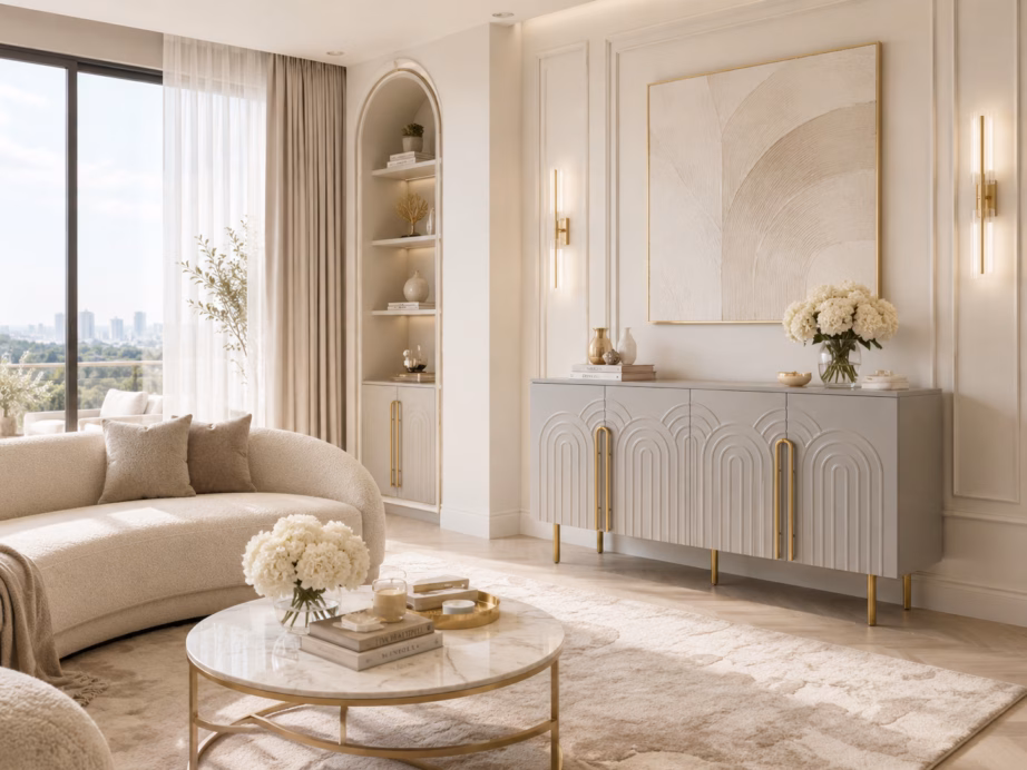Helehall kummut kuldsete jalgadega Livin Hill Stilig ST310, 180 cm - 22