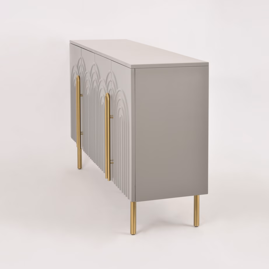 Helehall kummut kuldsete jalgadega Livin Hill Stilig ST310, 180 cm - 5