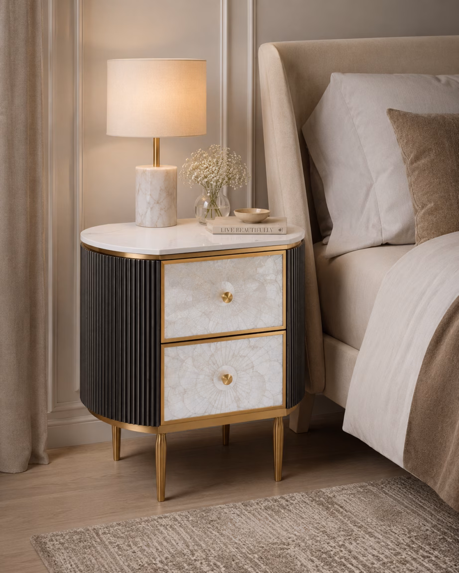 Grafiiditooni öökapp Livin Hill Stilig ST903B, merikarbi esipaneeliga, 55 cm - 11