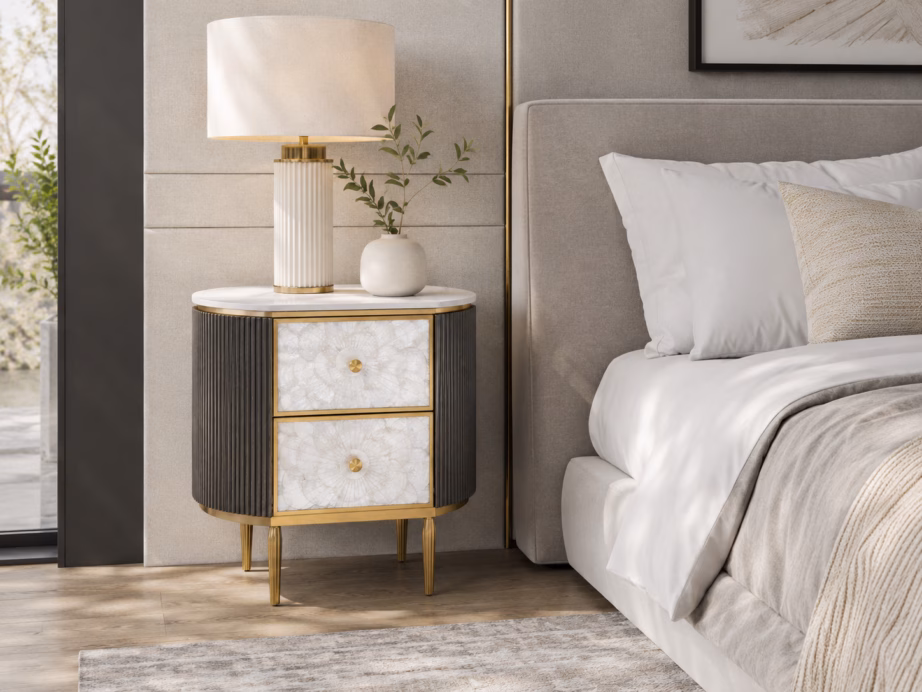 Grafiiditooni öökapp Livin Hill Stilig ST903B, merikarbi esipaneeliga, 55 cm - 10