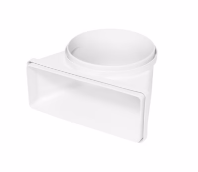 Õhupuhasti ühendusadapter Electrolux M2CKCF03U, ümmargune D150 → ristkülik 220 × 90