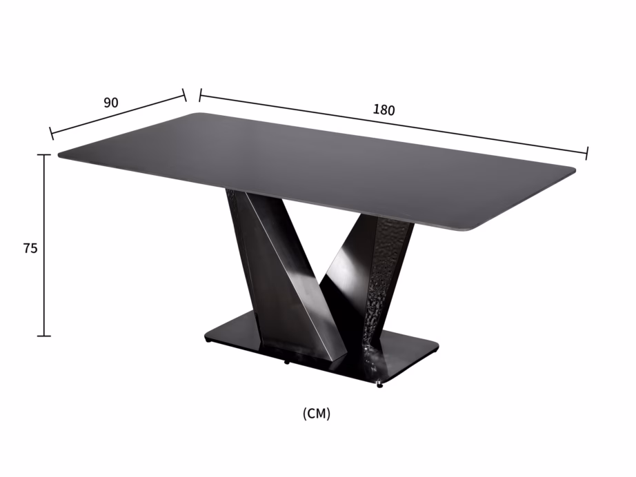 Must kunstmarmoriga söögilaud Livin Hill Modig M30, 180 cm - 9