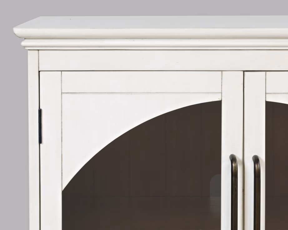 Valge vitriinkummut Livin Hill Avola AV2293-96, 6 klaasuksega, 244 cm - 7