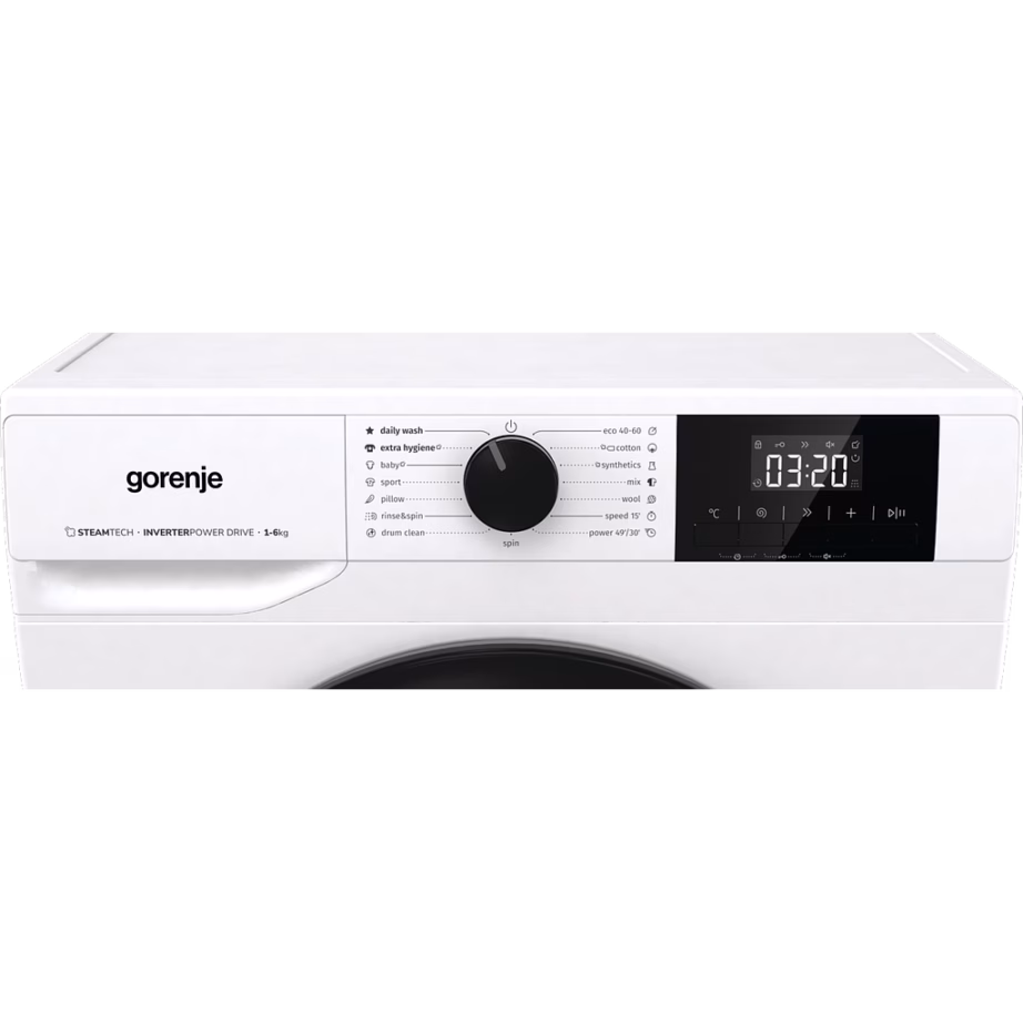 Eraldiseisev eestlaetav pesumasin GORENJE W3NGPI62SBS 6 kg, 1200 p/min - 3