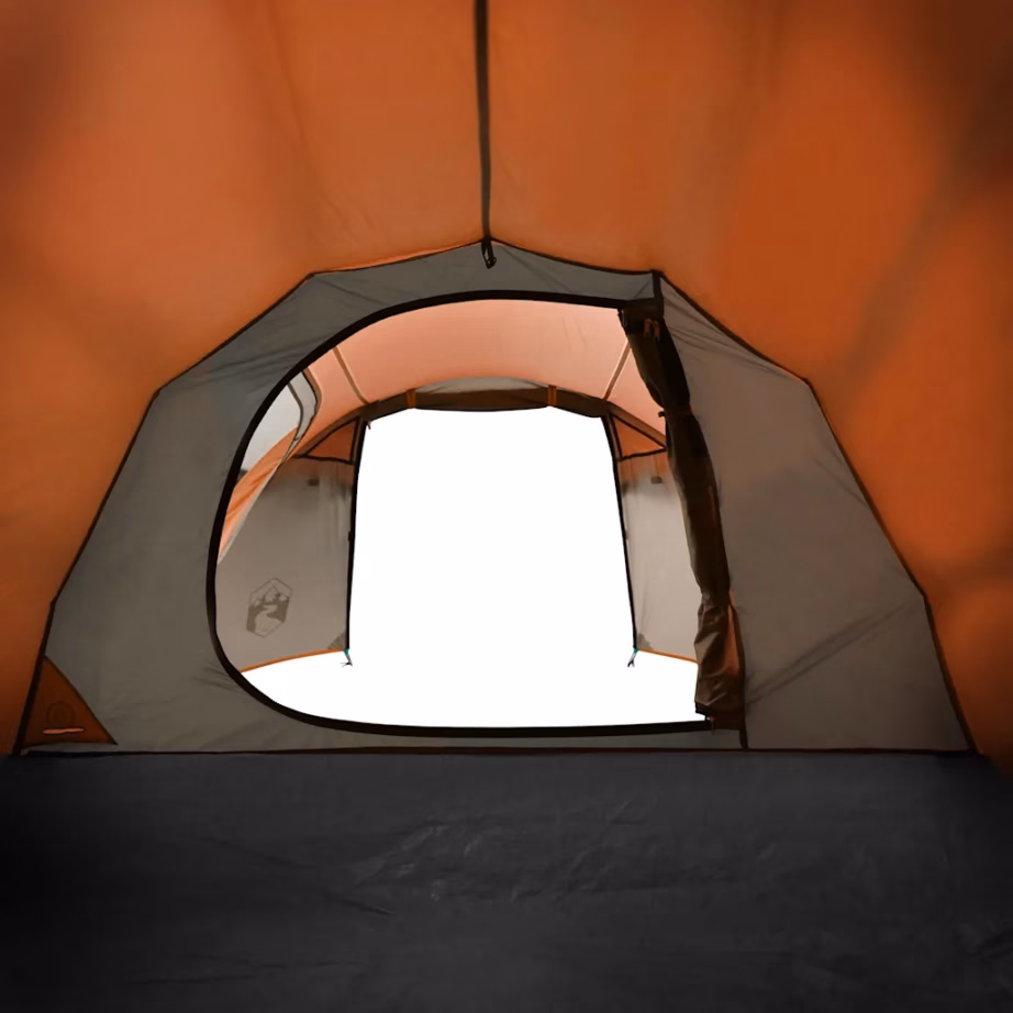 Veekindel 2-kohaline tunneltelk, oranž, PU-kattega polüester - 10