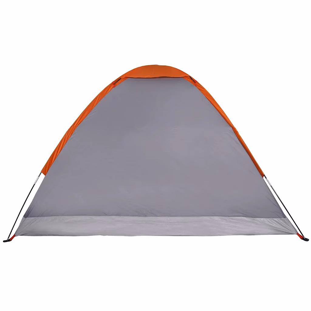 Veekindel matkatelk 4 inimesele, kuppeltelk, hall ja oranž, 240 x 210 x 126/132 cm