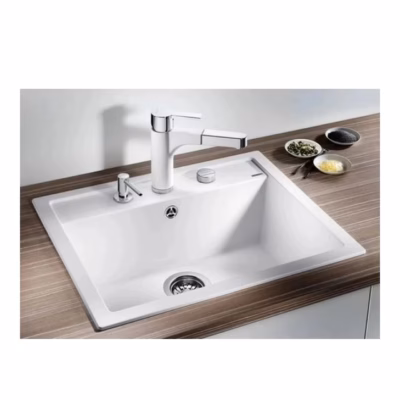 Pealt paigaldatav köögivalamu BLANCO DALAGO 6 SILGRANIT™, valge, 1 kauss, 60 cm aluskapile