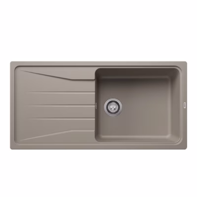 Pealt paigaldatav köögivalamu BLANCO SONA XL 6 S, SILGRANIT™ PuraDur™, 1 kauss, tartufo, 60 cm aluskapile