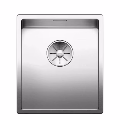 Alt paigaldatav köögivalamu BLANCO CLARON 340-U InFino, roostevaba teras, 1 kauss, 40 cm aluskapile