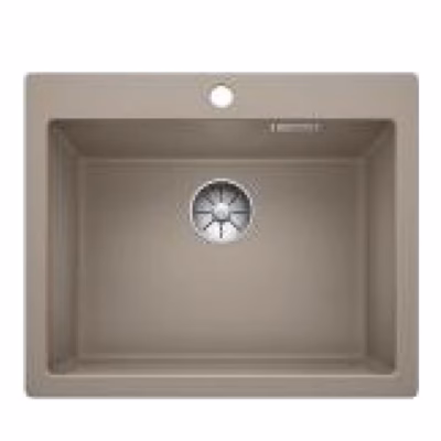 Pealt paigaldatav köögivalamu BLANCO PLEON 6, SILGRANIT™ PuraDur™, 1 kauss, Tartufo, 60 cm aluskapile