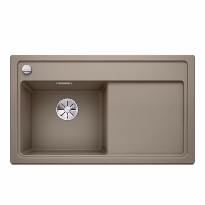 Pealt paigaldatav köögivalamu BLANCO ZENAR 45 S, SILGRANIT™ PuraDur™, 1 kauss, tartufo, 45 cm aluskapile