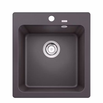 Pealt paigaldatav köögivalamu BLANCO NAYA 45, SILGRANIT™ PuraDur™, 1 kauss, kivihall, 45 cm aluskapile