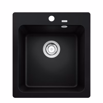 Pealt paigaldatav kÃ¶Ã¶givalamu BLANCO NAYA 45, SILGRANITâ„¢, 1 kauss, must, 45 cm aluskapile