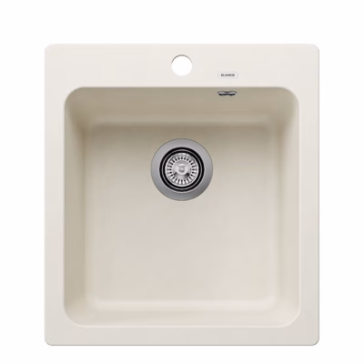 Pealt paigaldatav köögivalamu BLANCO NAYA 45 SILGRANIT™ Soft white, 1 kauss, 45 cm aluskapile