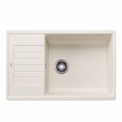 Pealt paigaldatav köögivalamu BLANCO ZIA XL 6 S Compact, SILGRANIT™ PuraDur™, 1 kauss, pehme valge, 60 cm aluskapile