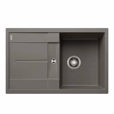 Pealt paigaldatav köögivalamu BLANCO METRA 45 S SILGRANIT™, vulkaanihall, 1 kauss, 45 cm aluskapile