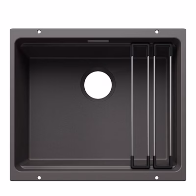Alt paigaldatav köögivalamu BLANCO ETAGON 500-U SILGRANIT™ PuraDur™ kivihall, 1 kauss, 60 cm aluskapile