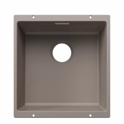 Alt paigaldatav köögivalamu BLANCO SUBLINE 400-U SILGRANIT™ PuraDur™ tartufo, 1 kauss, 50 cm aluskapile