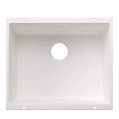 Alt paigaldatav köögivalamu BLANCO SUBLINE 500-U SILGRANIT™ PuraDur™ valge, 1 kauss, 60 cm aluskapile