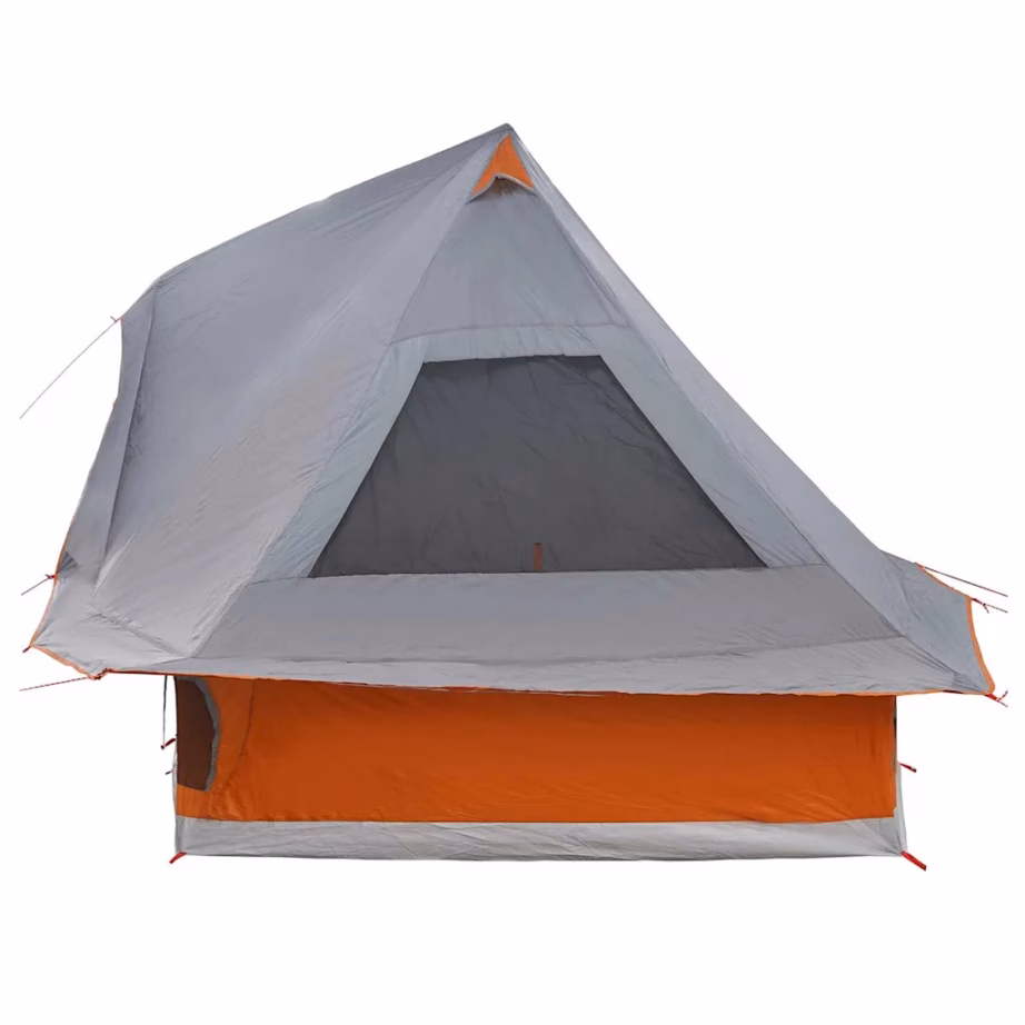 6-kohaline tipi telk E-portiga, hall ja oranž, taft, 466 x 310 x 240 cm - 5