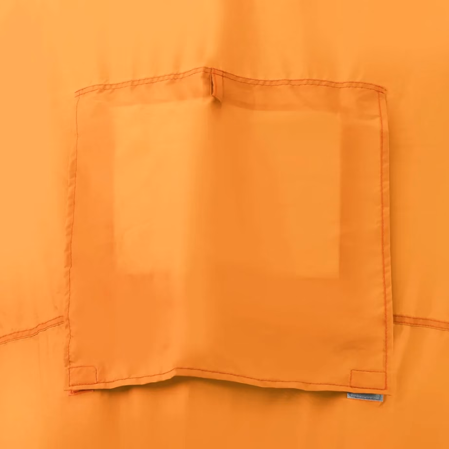 6-kohaline matkatelk kahe sektsiooniga, hall ja oranž, 576 x 235 x 190 cm - 8