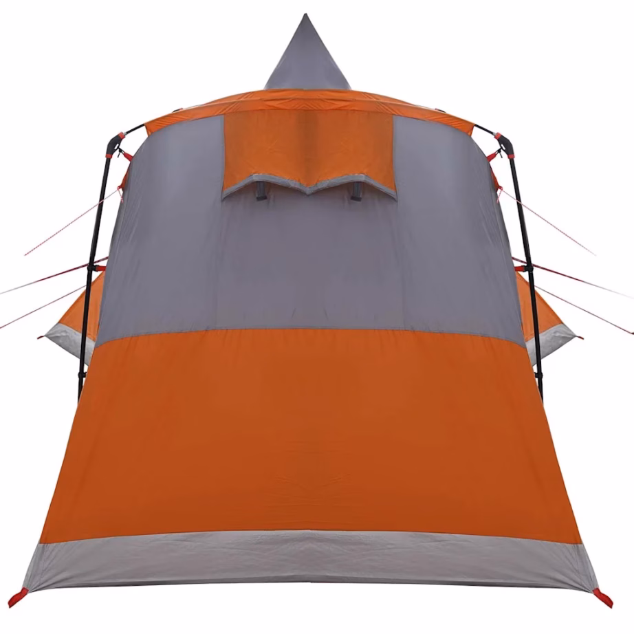8-kohaline teepee-telk, hall ja oranž, 720 x 465 x 295 cm - 8