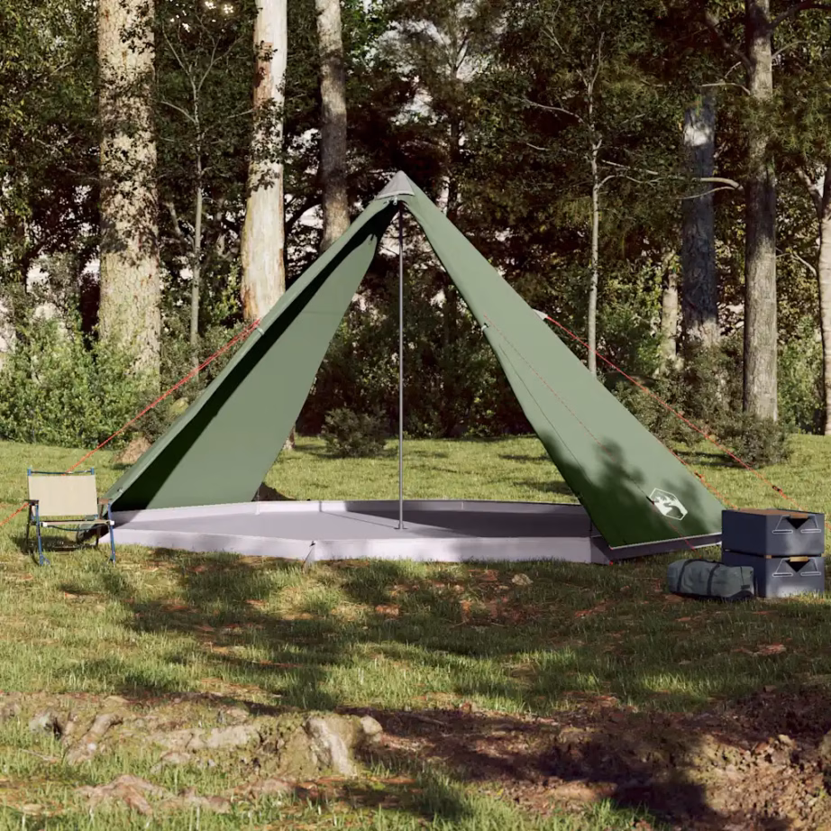 8-kohaline tipi peretelk, roheline veekindel, 400 x 400 x 200 cm - 3