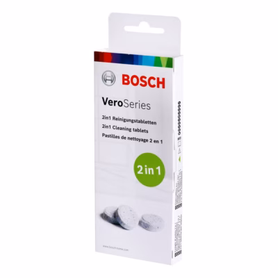 Kohvimasina puhastustablett BOSCH TCZ8001A, valge
