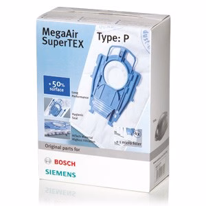Tolmuimejakottide komplekt Bosch W7-52326S, 4 tolmukotti ja 1 filter