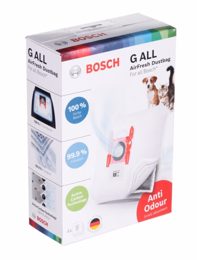 Universaalne tolmuimeja tolmukott Bosch BBZAFGALL, valge
