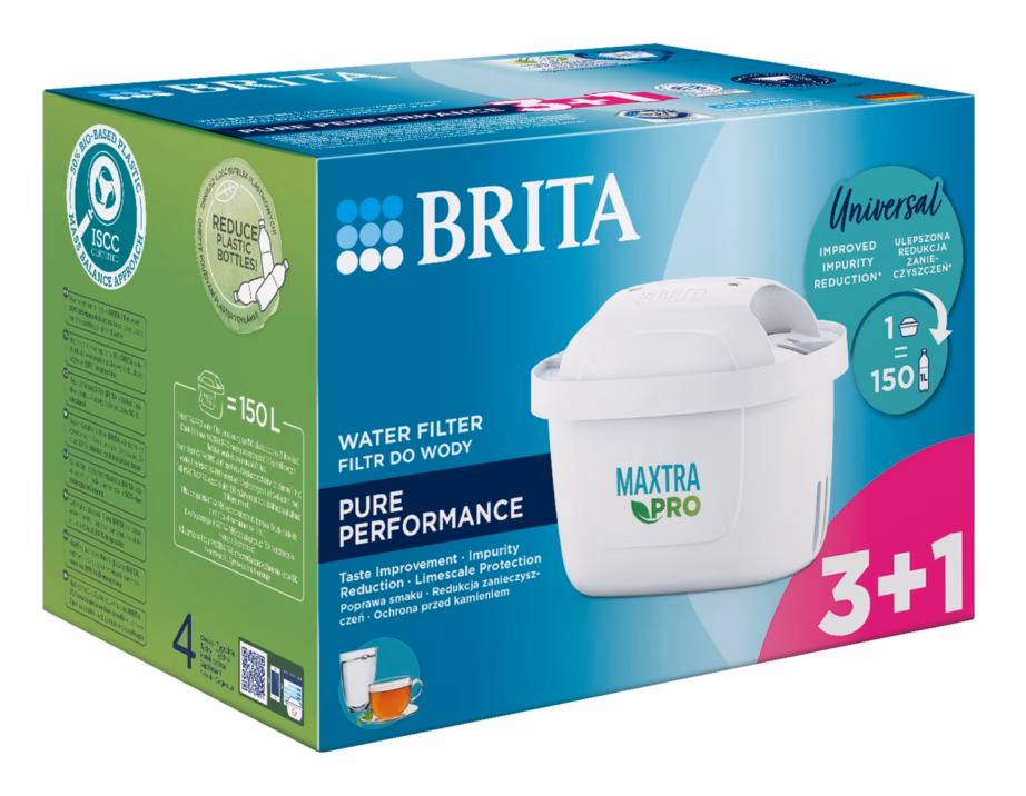 Veefiltrikannu filter BRITA MAXTRA MX+ Pro Pure Performance, 4 tk (3+1) - 3