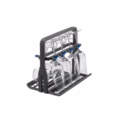 Veiniklaasihoidik nõudepesumasinale Electrolux 9029795540, 8 klaasi, must