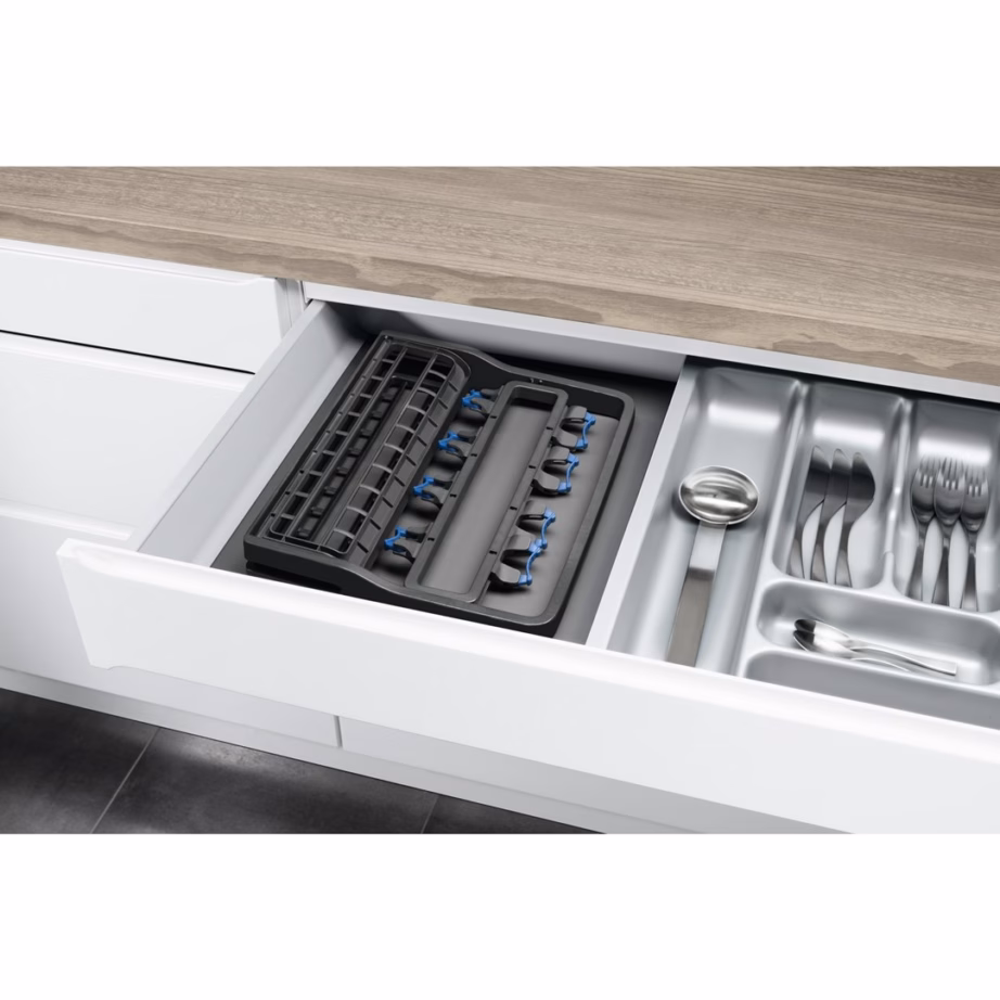 Veiniklaasihoidik nõudepesumasinale Electrolux 9029795540, 8 klaasi, must - 4