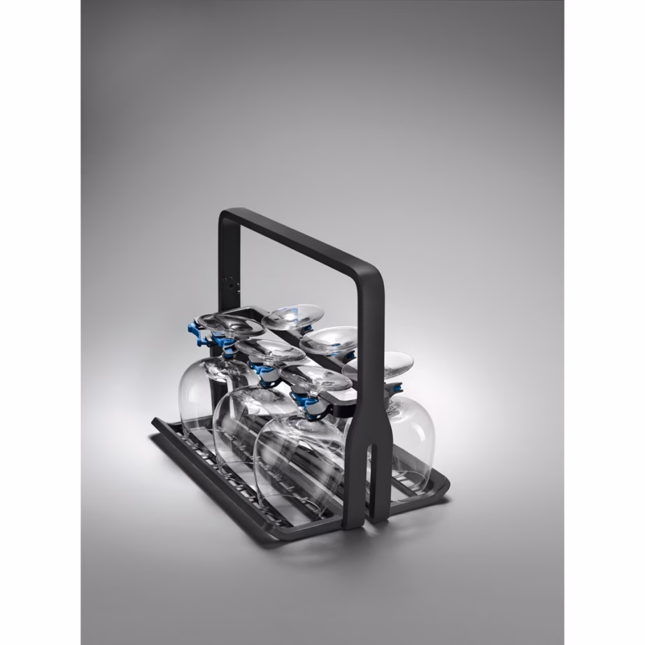 Veiniklaasihoidik nõudepesumasinale Electrolux 9029795540, 8 klaasi, must - 6
