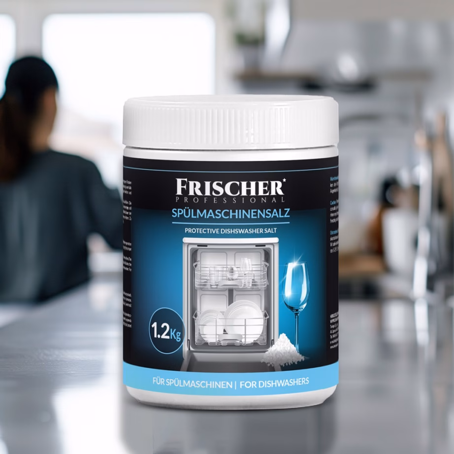 Nõudepesumasina sool FRISCHER, 1,2 kg (plastpurgis) - 6