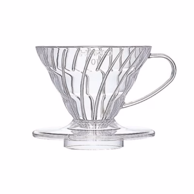 Käsifiltrikohvi tilguti HARIO V60-01, läbipaistev, tehnopolümeer