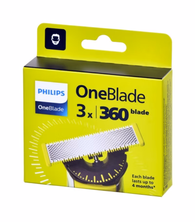 Asendustera komplekt Philips OneBlade QP430/50, OneBlade seeria (3 tk)