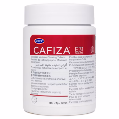 Kohvimasina puhastustabletid URNEX Cafiza E31, tuubis