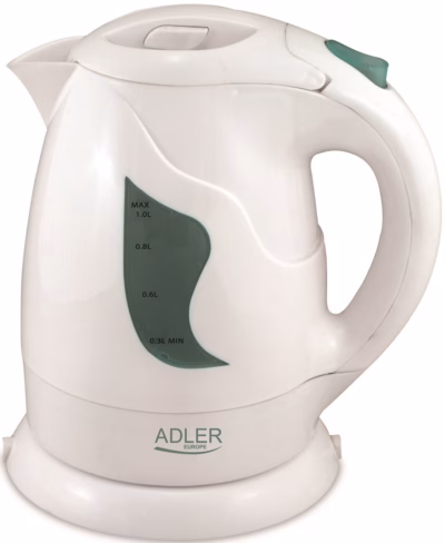 Veekeetja Adler AD 08, 1 l, 850 W, valge