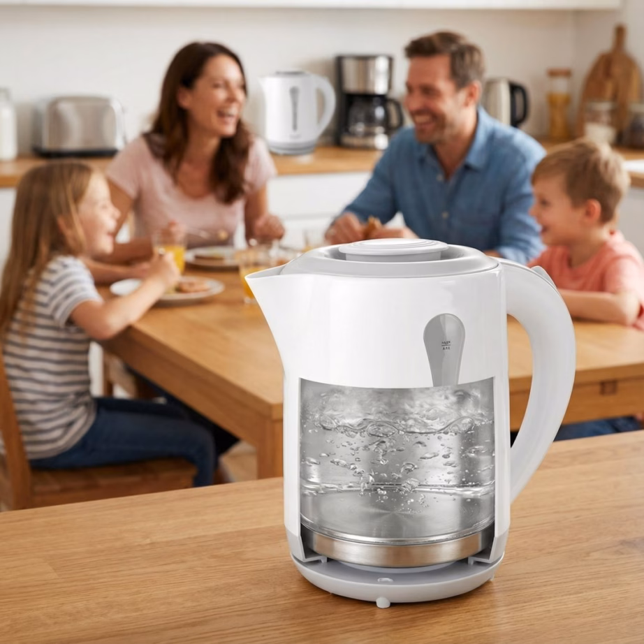 Veekeetja Adler AD 1244, 2,5 l, 2200 W, valge-sinine - 7