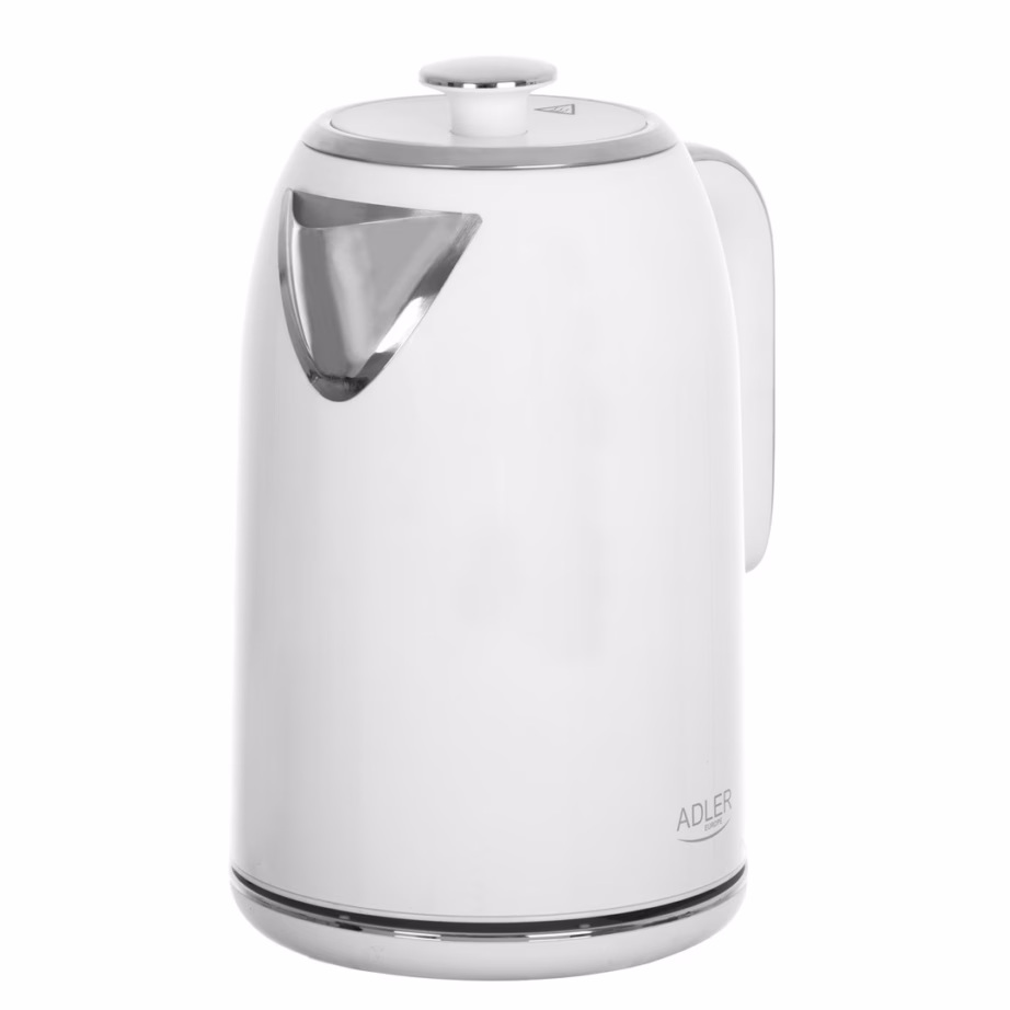 Veekeetja Adler AD 1341, 1,7 l, roostevaba teras, 2200 W, valge - 2