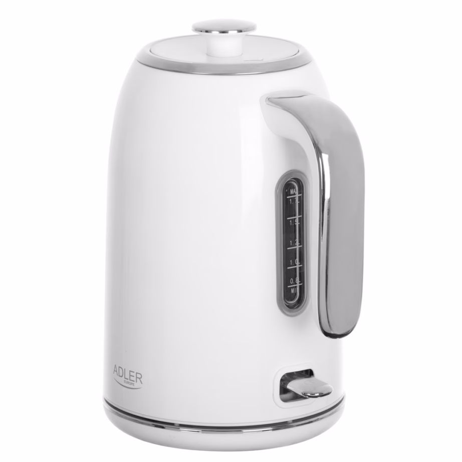 Veekeetja Adler AD 1341, 1,7 l, roostevaba teras, 2200 W, valge - 6