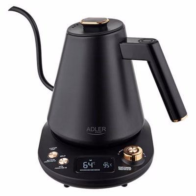 Veekeetja Adler AD 1349 pika tilaga, 1 l, 1100 W, must