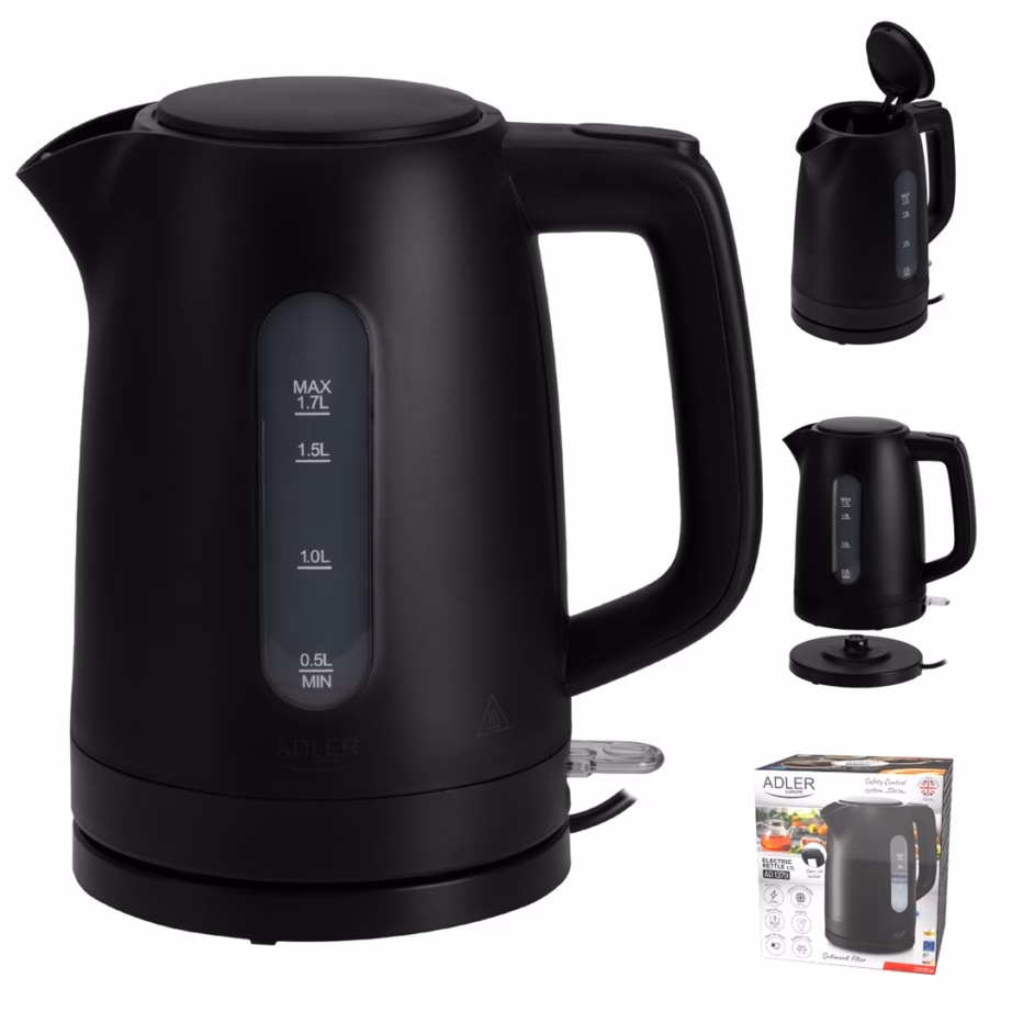 Veekeetja Adler AD 1379B, 1,7 l, 1850 W, must - 7