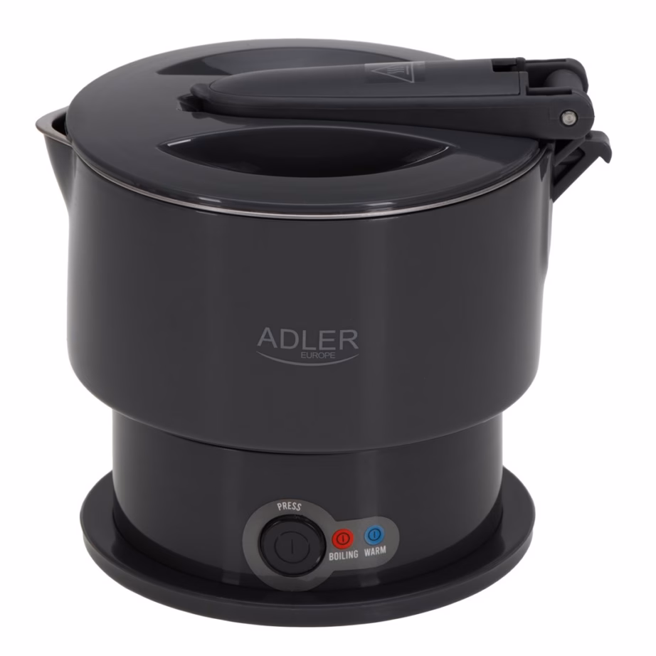 Kokkupandav veekeetja Adler AD 1377g, silikoonkorpus, 0,6 l, 600 W, hall - 2
