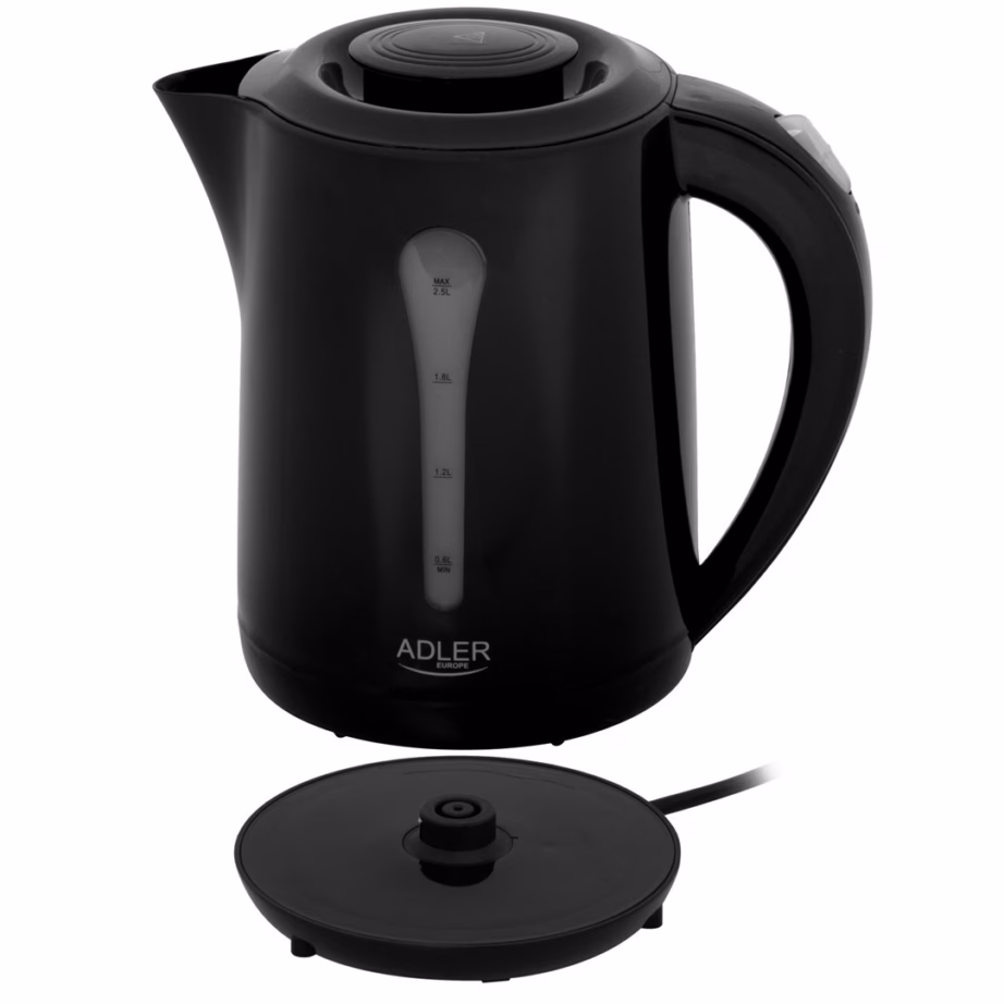 Veekeetja Adler AD 1244b, 2,5 l, 2200 W, must - 4