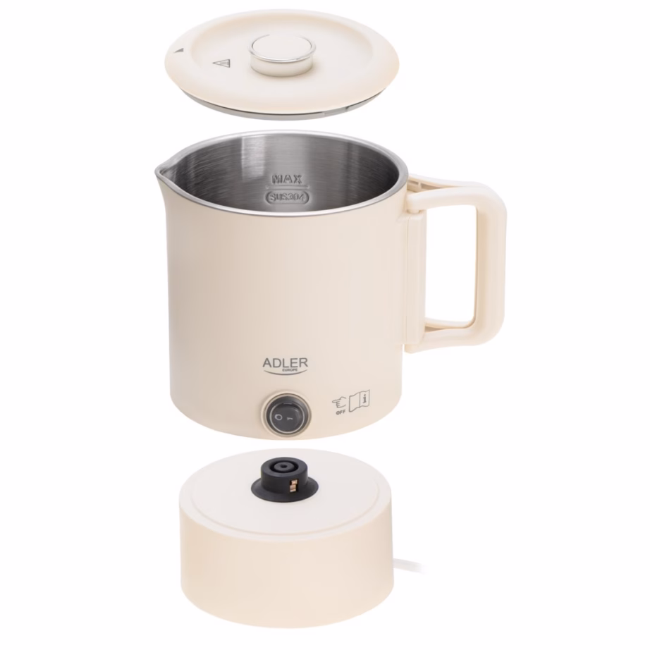 Reisiveekeetja Adler AD 1388b, 0,8 l, 650 W, beež - 3