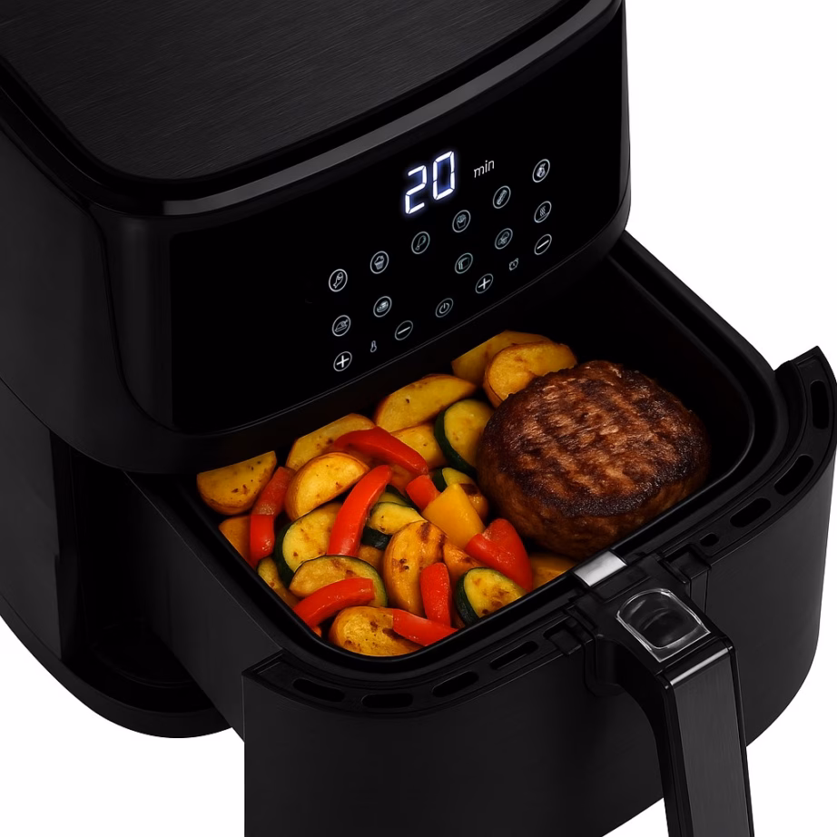 Kuumaõhufritüür Adler AD 6317, 5,5 l, 12 programmi, 80–200 °C, must - 5